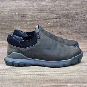 Kizik Alpine Men's Size 10.5 M Ash Grey Leather Casual Slip On Comfort Shoes